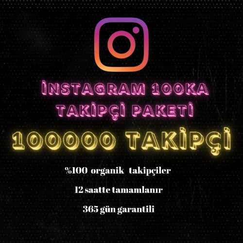  instagram 100 ka takipçi pakati 365 gün garantili